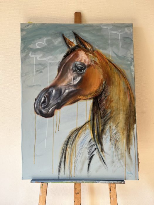 Portrait d'un cheval, 2026
Huile sur toile
100x80 cm