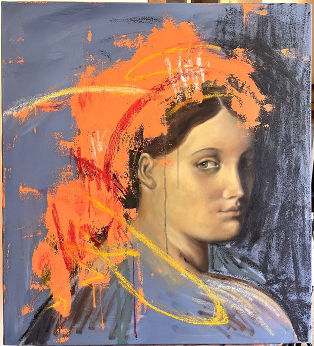 Odalisque, 2026
Huile sur toile
80x70 cm